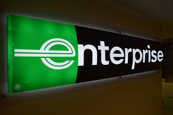 Columbus, OH/USA April10, 2019: Enterprise Rent-A -Car 