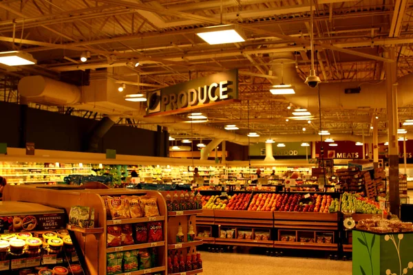 Columbus Ohio November 2019 Produce Department Local Supermarket — Stock Photo, Image
