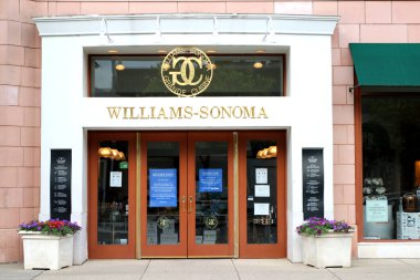 Columbus, Ohio 25 Haziran 2020 Williams Sonama Mağazası. Ev eşyaları ve aksesuarlarının son teknoloji ürünü..