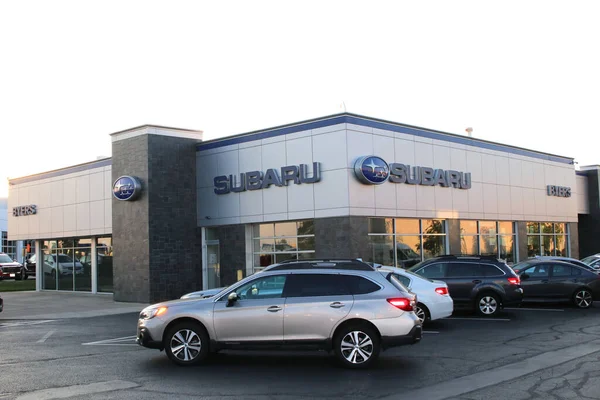 Dublin Ohio Julho 2020 Subaru Dealership City Dublin — Fotografia de Stock