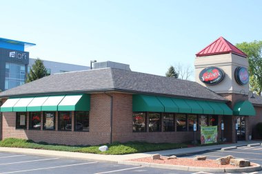 Columbus, Ohio-ABD 7 Mayıs 2020 Fazoli 'nin Taze İtalyan Restoranı.