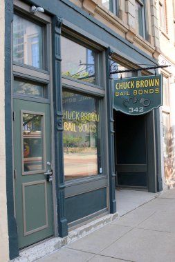 Columbus, Ohio 28 Mayıs 2020 Chuck Brown Kefalet Senetleri Columbus şehir merkezinde.