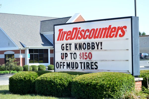 Columbus Ohio Verenigde Staten Oktober 2019 Tire Discounters Service Center — Stockfoto