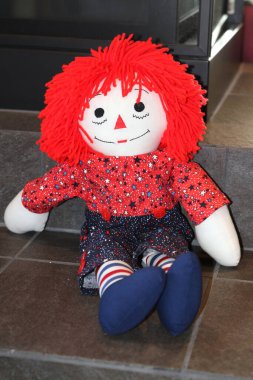Columbus, Ohio 22 Temmuz 2020 Raggedy Ann Doll.