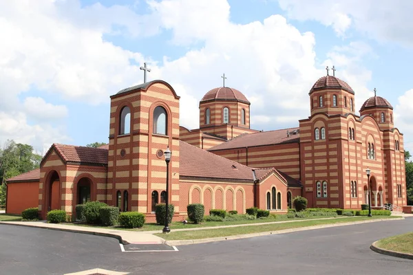 Columbus Ohio July 2020 Macedonian Orthodox Cathedral — Stock Photo, Image