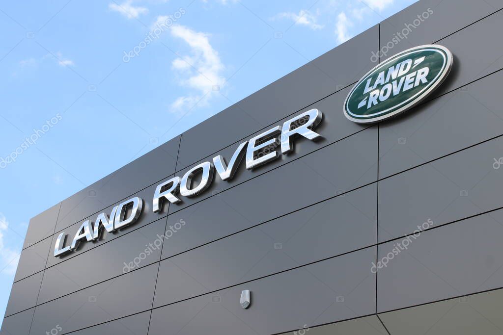Columbus,Ohio/USA July 22, 2020 Land Rover is a luxury car brand that specializes in four-wheel-drive vehicles, owned by British multinational car manufacturer Jaguar Land Rover