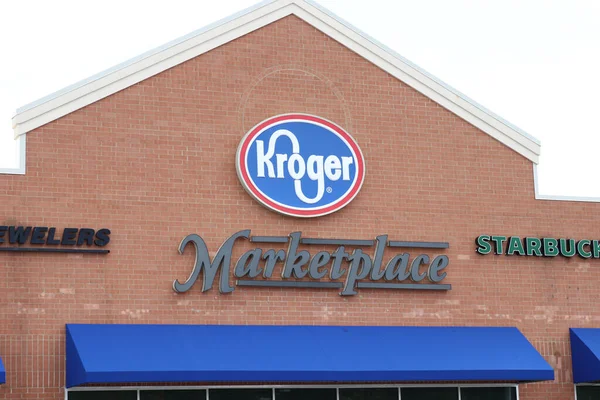 Columbus Ohio Agosto 2020 Kroger Grocery Store — Foto de Stock