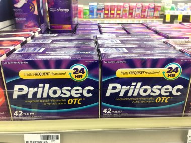 Columbus, Ohio 18 Ağustos 2020 Prilosec Mide Yanması İlacı.