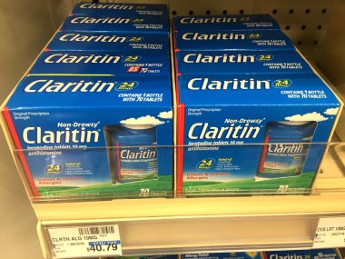 Columbus, Ohio 18 Ağustos 2020 Claritin Alerji İlacı