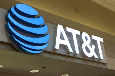 Columbus, OH - 25 Temmuz 2020 AT & T mağazası. Ülke çapında 2 bin 200 'den fazla AT & T mağazası var..