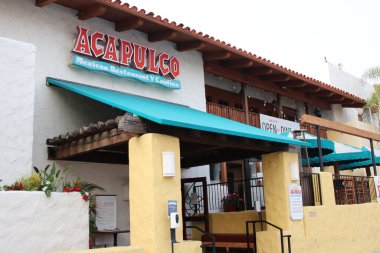 Long Beach, CA 12 Eylül 2020 Acapulco Meksika Restoranı