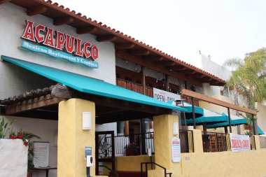 Long Beach, CA 12 Eylül 2020 Acapulco Meksika Restoranı