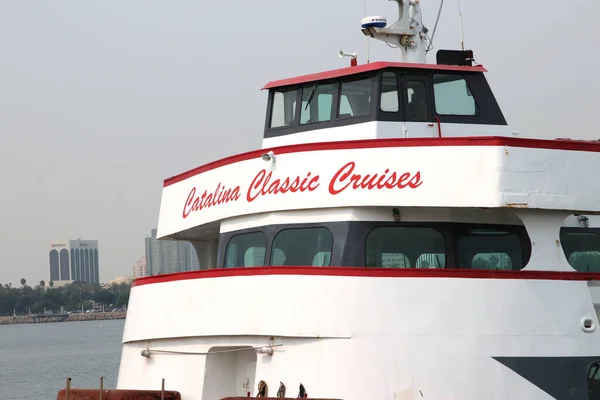 Long Beach Septiembre 2020 Catalina Classic Cruises Chartered Passenger Boat — Foto de Stock