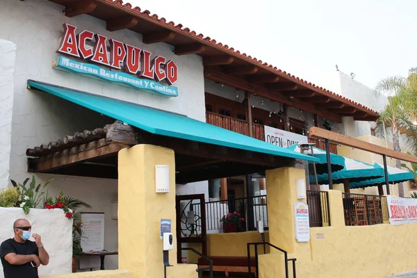 Long Beach, CA 12 Eylül 2020 Acapulco Meksika Restoranı