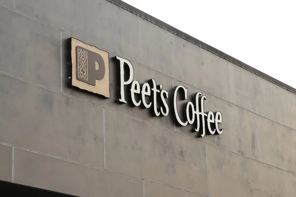 Manhattan Beach Septiembre 2020 Peets Coffee House — Foto de Stock