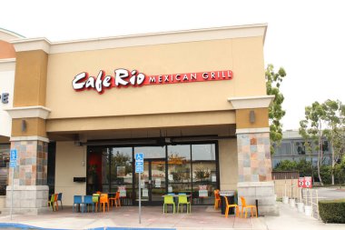 Manhattan Beach CA Sept 12, 2020 Cafe Rio Mexican Grill clipart