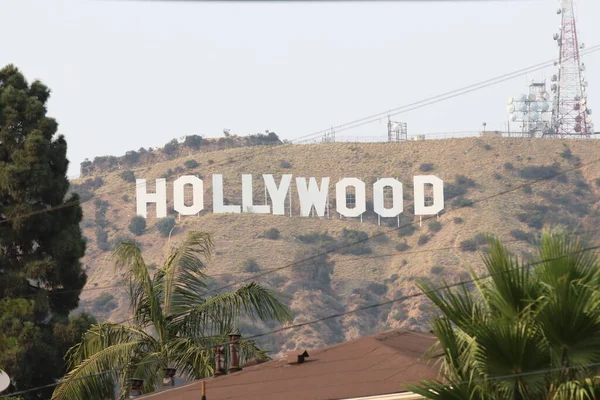 好莱坞Ca9月15日2020 Iconic Hollywood Sign — 图库照片
