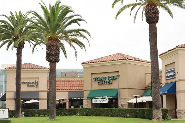 Manhattan Beach Settembre 2020 Starbucks Coffee Shop — Foto Stock