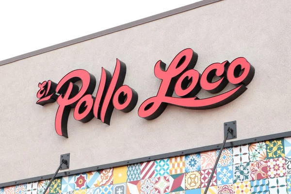 Long Beach, CA 12. September 2020 El Pollo Loco Restaurant — Stockbild Long Beach September 2020 Pollo Loco Restaurant — Stockfoto