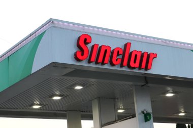 Los Angeles, CA 15 Eylül 2020 Sinclair Gaz İstasyonları