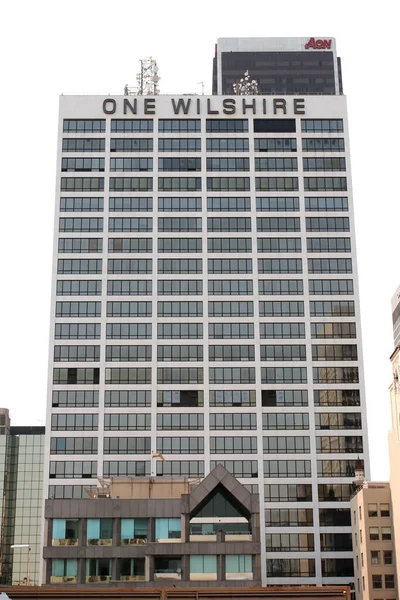 Los Angeles Sept 2020 One Wilshire Office Building Located Junction — Stock Photo, Image