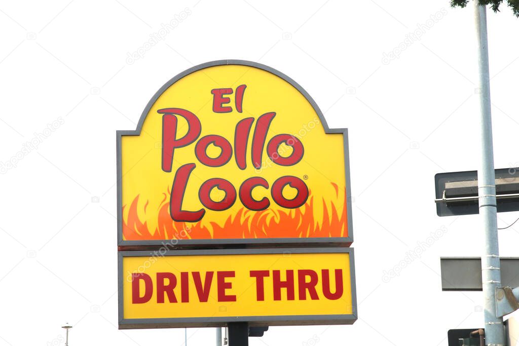 Long Beach, CA Sept 12, 2020 El Pollo Loco Restaurant