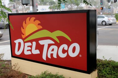 Hawthorne, CA 12 Eylül 2020 Del Taco Meksika Lokantası