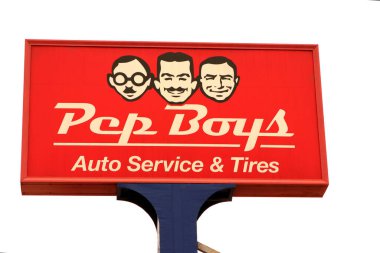 Hawthorne, CA Eylül 12, 2020 Pep Boys Araba Servisi ve Lastik Dükkanı.