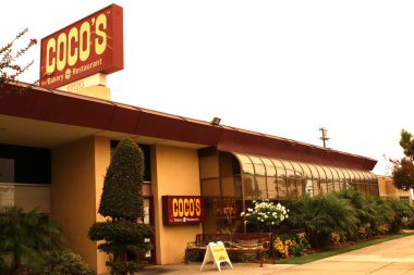 Manhattan Plajı, CA Eylül 12, 2020 Coco 'nun Fırını ve Restoranı.