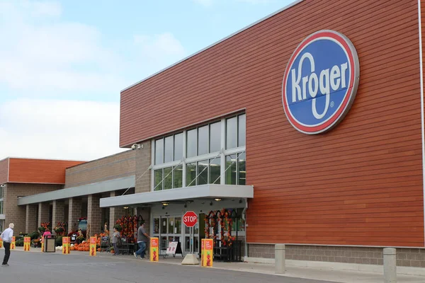 Lancaster Ohio Octubre 2020 Kroger Grocery Store — Foto de Stock