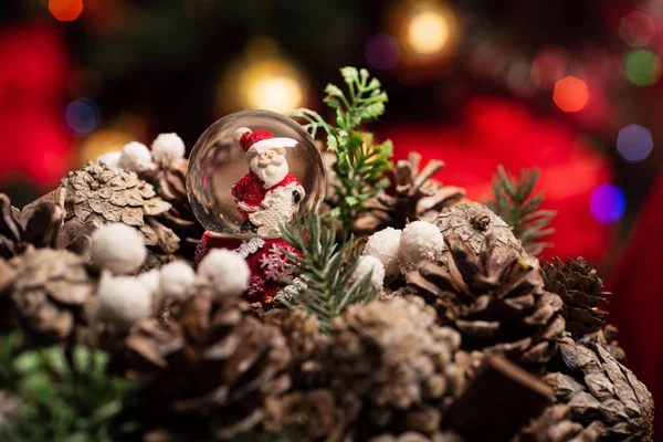 Boldog Karácsonyt Piros Karácsonyi Háttér Évvel Ezelőtt Előest Családi Buék — Stock Fotó
