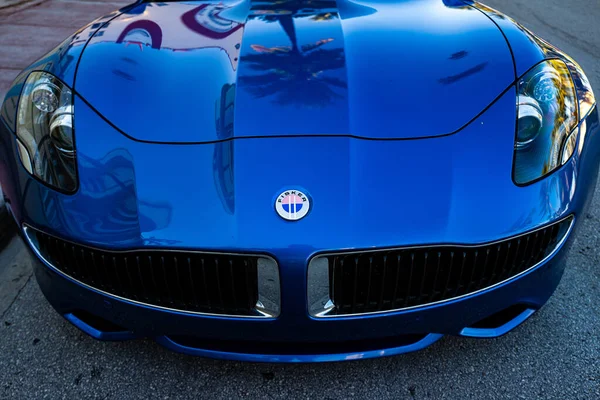 Miami, Florida, ABD - Haziran 2020 Fisker. Süper araba. Güzel, pahalı bir araba. Beygir gücü. — Stok fotoğraf