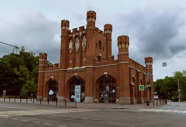 Kaliningrad Rusland Juni 2020 Koninklijke Poort Stad Kaliningrad Kaliningrad Rusland — Stockfoto