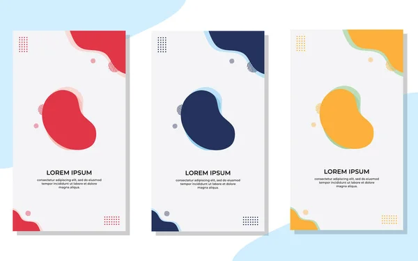 Sıvı şekilli ve Memphis tarzı minimalist soyut bir arka plan. Sosyal medya paylaşım şablonları, broşür, arkaplan, afiş, broşür vs. için uygundur