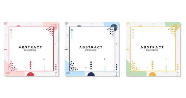 Sıvı şekilli ve Memphis tarzı minimalist soyut bir arka plan. Sosyal medya paylaşım şablonları, broşür, arkaplan, afiş, broşür vs. için uygundur