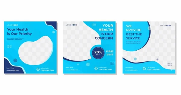 Sağlık Hizmetleri Sosyal Medya Posta Şablonu