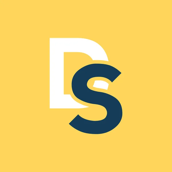 D ve S logosu. Logo, marka, simge vs. için hazır