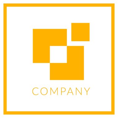 Düz dizaynlı logo şablonu. Logo, marka, ikon vs. için mükemmel. Vektör 10