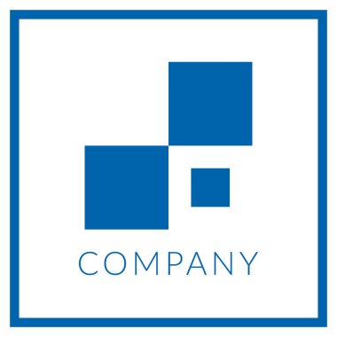 Düz dizaynlı logo şablonu. Logo, marka, ikon vs. için mükemmel. Vektör 10