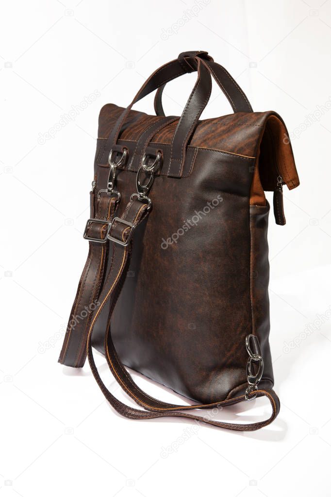 leather bag, briefcase, travel bag, backpack