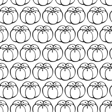 Japon tatlıları ve wagashi ile kusursuz bir desen. Robot resim şeklinde elle çizilmiş vektör çizimi. Selamlama, davetiye, ambalaj kağıdı, tekstil ve web tasarımı için mükemmel..