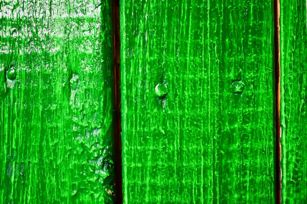 Vintage Groen Geschilderde Oude Houten Plank Textuur — Stockfoto