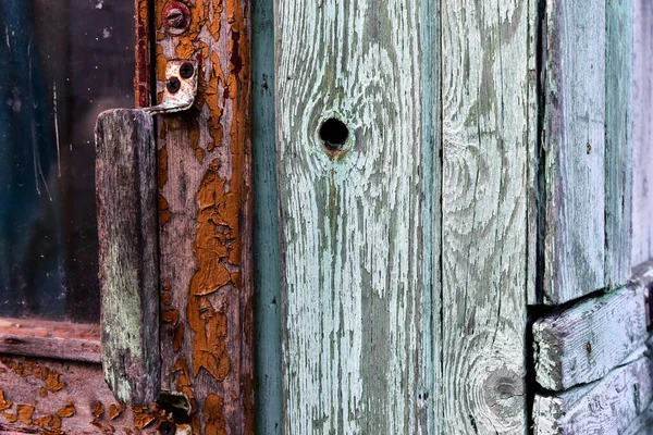 Peeling Paint Wooden Surface — Stock Photo, Image