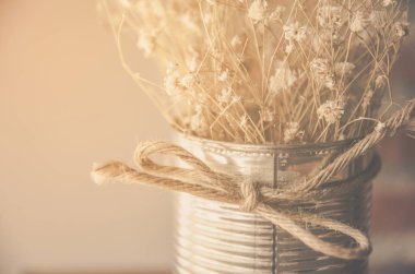 vintage tonda çiçek pot sürecinde Vintage çiçek