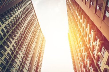 Apartman oda oturma alanı, vintage sesi