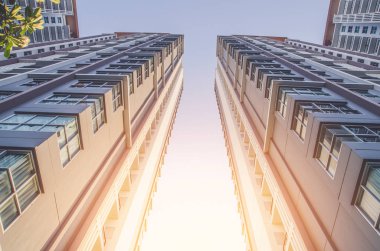 Apartman oda oturma alanı, vintage sesi