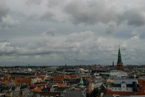 Panoramablick Auf Eine Schöne Stadt — Stockfoto