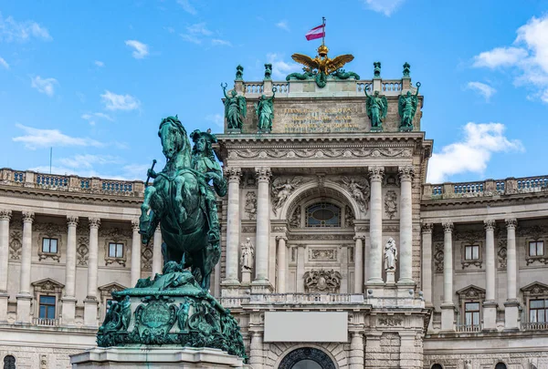 Copper Sculpture Hofburg Palace Vienna Austria — Stock Photo, Image