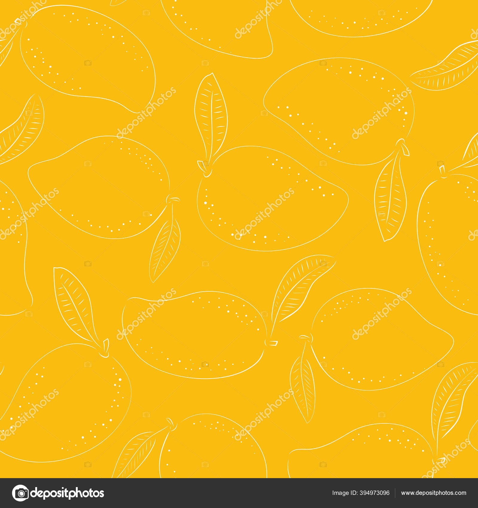 Mango Pattern Texture Background Vector Seamless Design