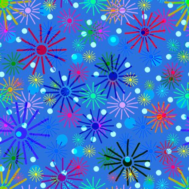 Parlak yıldızlı, soyut, kusursuz bir tatil düzeni. Her türlü tasarım için yaratıcı festival baskısı.